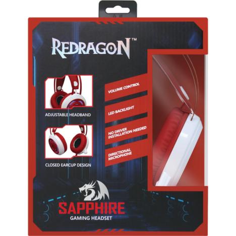 Наушники Defender REDRAGON Sapphire (64206) - Фото 5