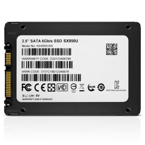 Накопитель SSD 2.5" 960GB ADATA (ASX950USS-960GT-C) - Фото 5