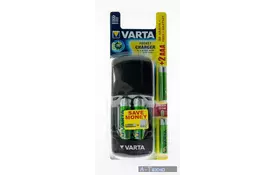 Зарядное устройство для аккумуляторов Varta Pocket Charger + 4AA 2100 mAh NI-MH (57642101451) - Фото