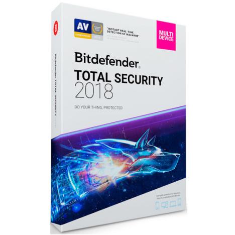 Антивирус Bitdefender Total Security 2018, 5 devices, 1 year (DB11911005) - Фото 1