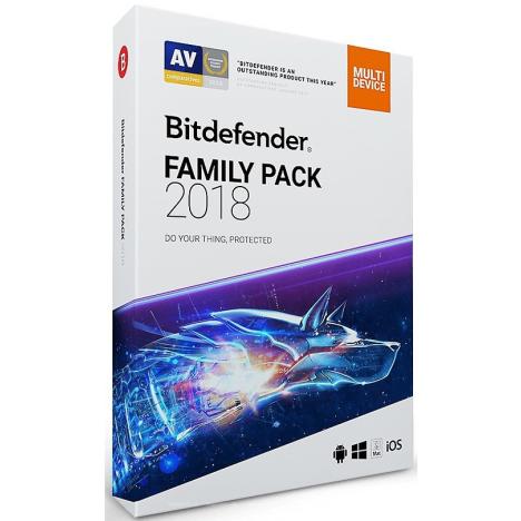 Антивирус Bitdefender Family pack 2018, *Unlimited, 2 years (WB11152000) - Фото 1