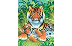 Набор для творчества Sequin Art PAINTING BY NUMBERS JUNIOR Tigers (SA0029)