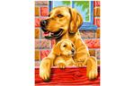 Набор для творчества Sequin Art PAINTING BY NUMBERS JUNIOR-PAIRS Dogs (SA0214)