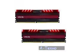 Модуль памяти для компьютера DDR4 16GB (2x8GB) 2400 MHz Delta Red LED Team (TDTRD416G2400HC15ADC01) - Фото