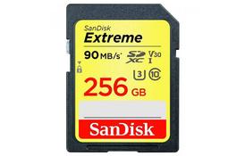 Карта пам'яті SANDISK 256GB SDXC class 10 V30 A1 UHS-I U3 4K Extreme (SDSDXVF-256G-GNCIN) - Фото
