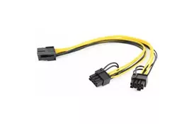 Кабель питания PCI express 8 пин на 2 х 6+2 пин Cablexpert (CC-PSU-85) - Фото