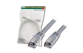 Патч-корд DIGITUS 15м, cat.5e, F-UTP AWG 26/7, grey (DK-1521-150) - Фото
