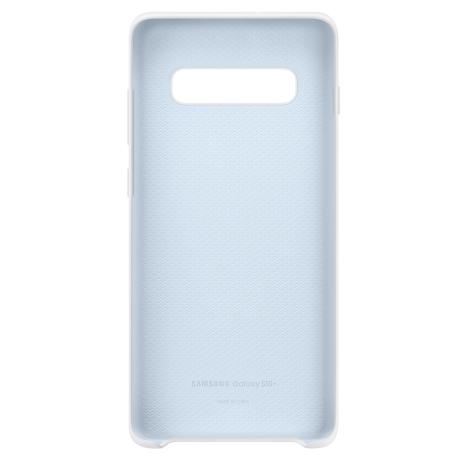 Чехол Samsung для Galaxy S10+ (G975) Silicone Cover White - Фото 5