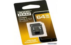 Карта памяти GOODRAM 64GB microSDXC Class 10 UHS-I (M1AA-0640R11) - Фото