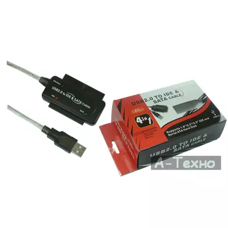 Конвертор USB to SATA & IDE Viewcon (VE 158) - Фото 1