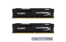 Модуль памяти для компьютера DDR4 16GB (2x8GB) 2400 MHz HyperX FURY Black Kingston (HX424C15FB2K2/16) - Фото