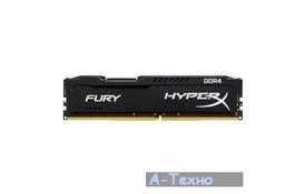 Модуль пам'яті для комп'ютера DDR4 8GB 2400 MHz HyperX FURY Black Kingston (HX424C15FB2/8) - Фото