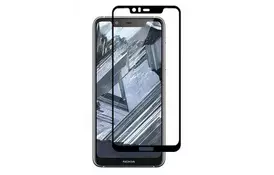 Захисне скло Full screen PowerPlant для Nokia 5.1 Plus, Black - Фото