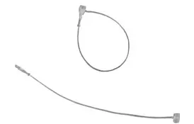 Ярлокодержатель Red Arrow 130мм белий (5тис) (11083) - Фото