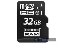 Карта памяти GOODRAM 32GB microSDHC Class 10 (M1AA-0320R11) - Фото