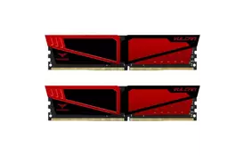 Модуль памяти для компьютера DDR4 16GB (2x8GB) 3000 MHz T-Force Vulcan Red Team (TLRED416G3000HC16CDC01) - Фото