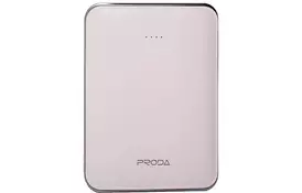 Батарея универсальная Remax Proda Mink 10000mAh 2USB-2A white (PPL-22-WHITE) - Фото