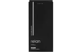Батарея универсальная Remax Relan 10000mAh 2USB-2A with 2in1 black (RPP-65-BLACK) - Фото