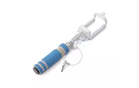 Монопод для селфи UFT SS8 COMPACT со шнуром Blue (SS8 COMPACT Blue) - Фото