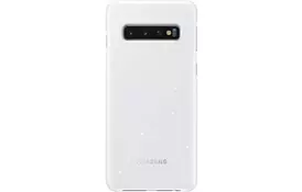 Чехол Samsung LED Cover для смартфона Galaxy S10 (G973) White (EF-KG973CWEGRU) - Фото