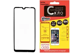 Стекло защитное DENGOS для Xiaomi Redmi 7, Full Glue, black frame (TGFG-61) - Фото