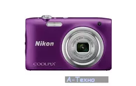 Цифровой фотоаппарат Nikon Coolpix A100 Purple (VNA973E1) - Фото