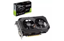 Видеокарта ASUS GeForce GTX1660 6144Mb TUF Gaming OC (TUF-GTX1660-O6G-GAMING) - Фото