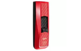 USB флеш накопитель Silicon Power 128Gb Blaze B50 Red USB 3.0 (SP128GBUF3B50V1R) - Фото