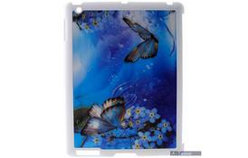 Чехол для планшета Drobak 3D для Apple iPad 2/3/4 "Метелик на квітці " (930208) - Фото