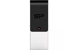 USB флеш накопичувач Silicon Power 64GB Mobile X31 USB 3.0 OTG (SP064GBUF3X31V1K) - Фото