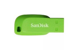 USB флеш накопичувач SANDISK 16GB Cruzer Blade Green USB 2.0 (SDCZ50C-016G-B35GE) - Фото