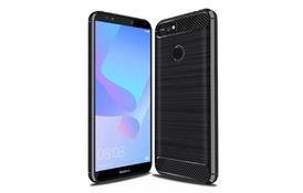 Чехол для моб. телефона Laudtec для Huawei Y6 Prime 2018 Carbon Fiber (Black) (LT-HY6PM18) - Фото