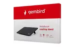 Подставка для ноутбука GEMBIRD 15'', 4x80 mm fan, black (NBS-4F15-01)