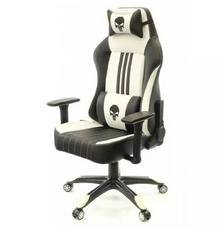 Кресло игровое АКЛАС Мидж PL RL Черно-белое (12467)