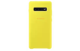 Чехол для Samsung S10+ (G975) Silicone Cover Yellow - Фото