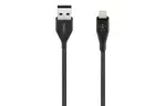 Дата кабель USB 2.0 AM to Lightning 1.2m DuraTek™ Plus black Belkin (F8J236BT04-BLK)