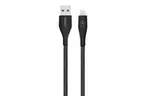 Дата кабель USB 2.0 AM to Lightning 1.2m DuraTek™ Plus black Belkin (F8J236BT04-BLK)