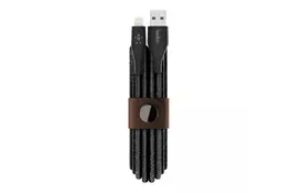 Дата кабель USB 2.0 AM to Lightning 1.2m DuraTek™ Plus black Belkin (F8J236BT04-BLK) - Фото