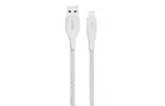 Дата кабель USB 2.0 AM to Lightning 1.2m DuraTek™ Plus white Belkin (F8J236BT04-WHT)