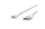 Дата кабель USB 2.0 AM to Lightning 1.2m DuraTek™ Plus white Belkin (F8J236BT04-WHT)