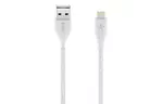 Дата кабель USB 2.0 AM to Lightning 1.2m DuraTek™ Plus white Belkin (F8J236BT04-WHT)