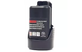 Акумулятор до електроінструменту PowerPlant для BOSCH GD-BOS-10.8(B) 12V 2Ah Li-Ion (DV00PT0002) - Фото