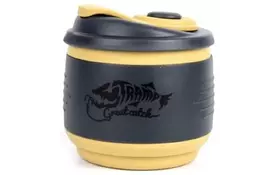 Кружка Tramp складная силиконовая с крышкой 350ml black (TRC-082-black) - Фото