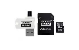 Карта памяти Goodram 32GB microSDHC class 10 UHS-I (M1A4-0320R12) - Фото