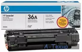Картридж лазерный HP LJ P1505/M1120/1522 series (CB436A) - Фото