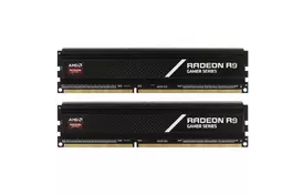 Модуль памяти для компьютера DDR4 8GB (2x4GB) 3000 MHz Radeon R9 AMD (R9S48G3000U1K) - Фото