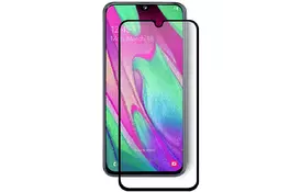 Захисне скло Full screen PowerPlant для Samsung Galaxy A40, Black - Фото