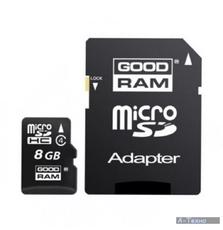 Карта памяти GOODRAM 8GB microSD Class 4 (M40A-0080R11)