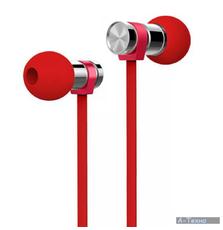 Наушники HF RM-565i Red (metal + mic + button call answering) Remax (37149)