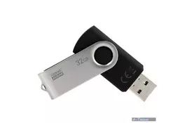 USB флеш накопичувач GOODRAM 32GB UTS3 Twister Black USB 3.0 (UTS3-0320K0R11) - Фото
